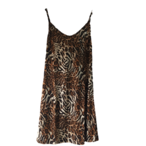 Stay Unique by Kido Καλοκαιρινό Φόρεμα SUBK 211 Leoprad - XXL