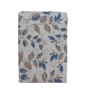 Home Style Μαξιλαροθήκες Ζεύγος 50×70 H.S14-53 ΑΣΠΡΟ ΜΕ ΜΠΛΕ ΦΥΛΛΑ